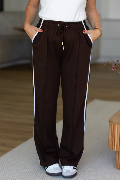 Zella Pants - Brown