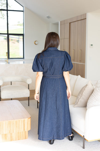 Arlo Denim Belted Dress