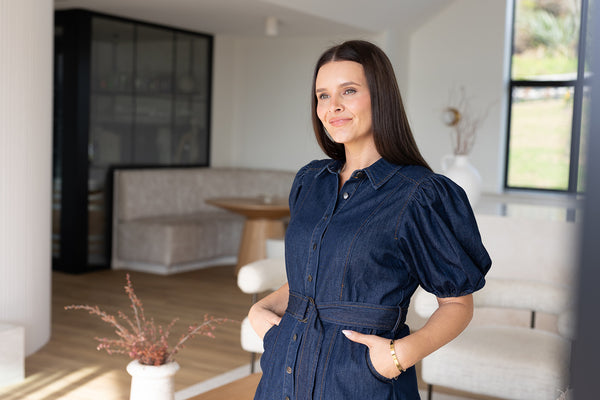 Arlo Denim Belted Dress