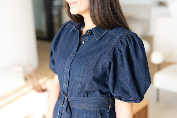 Arlo Denim Belted Dress