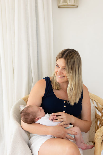 Callie singlet - Navy