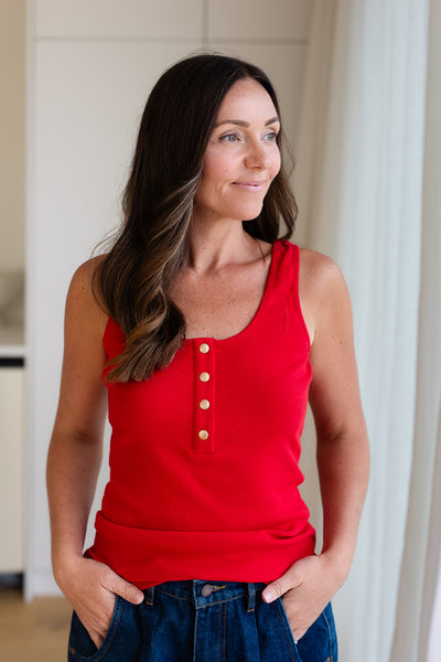 Callie singlet - Red