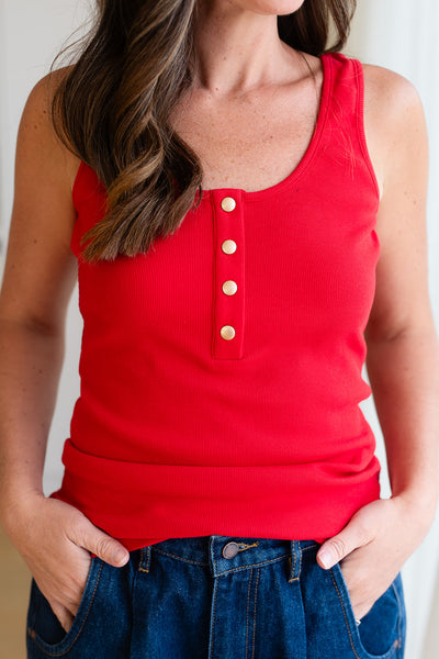 Callie singlet - Red
