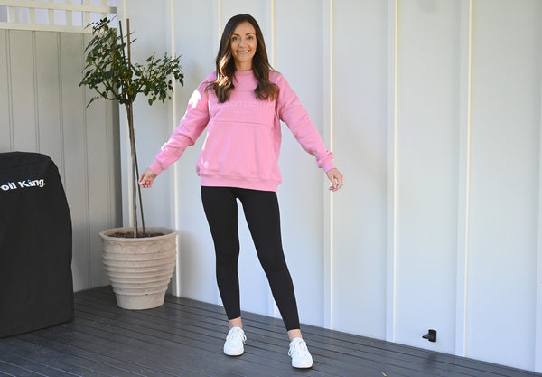 Quinn Sweatshirt - Rose