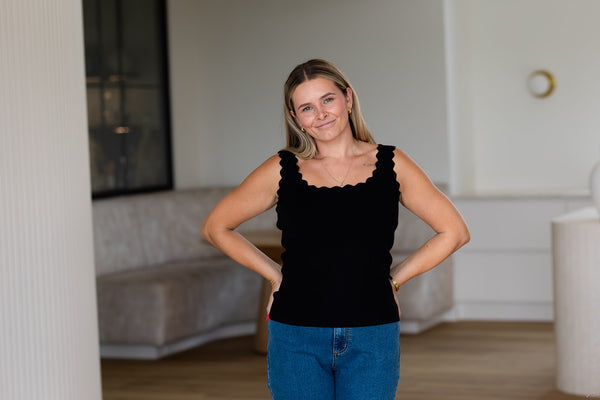 Delilah Tank - Black