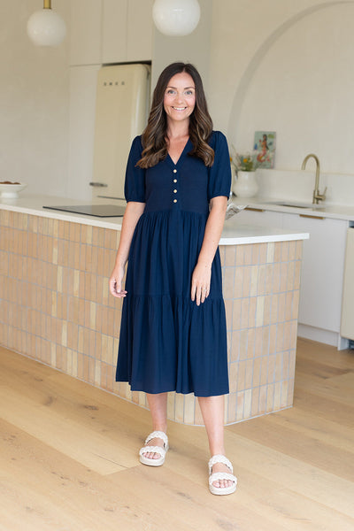 Etta dress - Navy