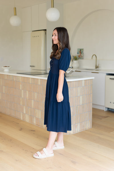 Etta dress - Navy