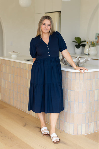 Etta dress - Navy