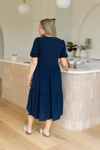 Etta dress - Navy
