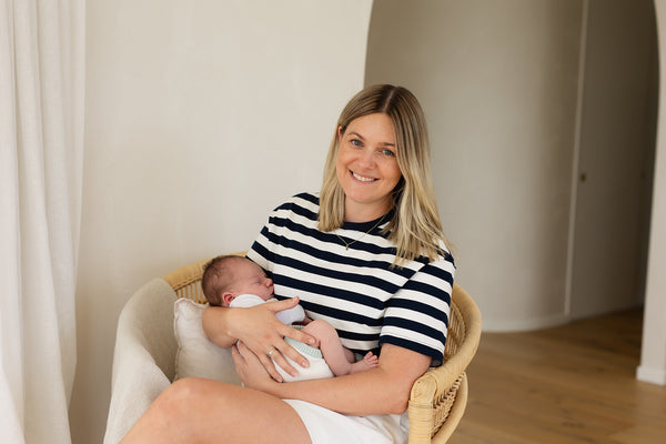 Indie Striped tee - Navy