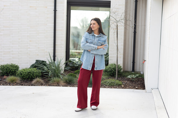 Juno Denim Shacket - Blue