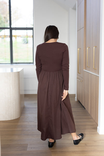 Maeve Dress - Brown