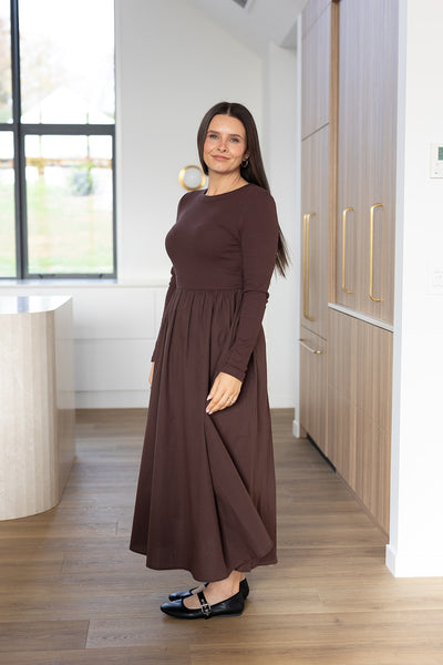 Maeve Dress - Brown