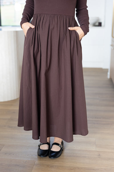 Maeve Dress - Brown