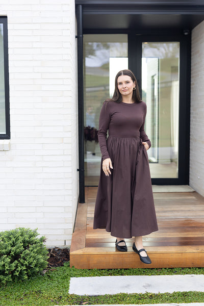 Maeve Dress - Brown