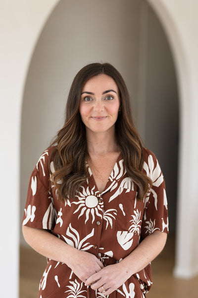 Maya Shirt - Palm print