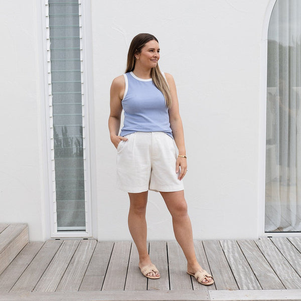 Nina tank - Corn flower