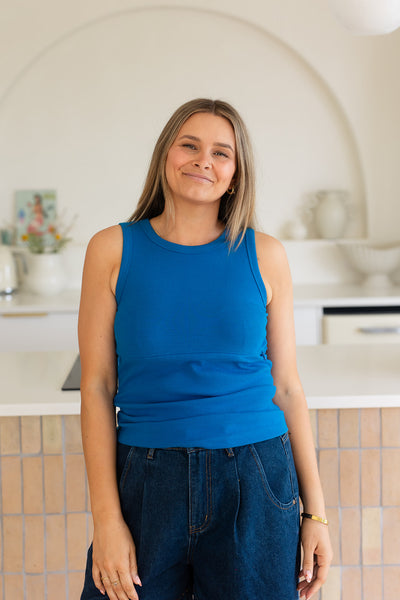 Nina tank - Blue
