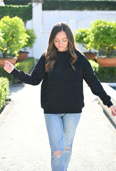 Quinn Sweatshirt - Black