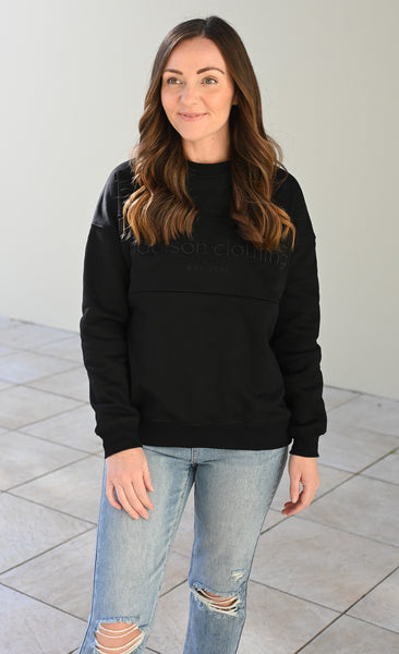 Quinn Sweatshirt - Black