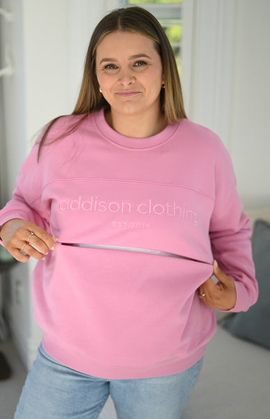 Quinn Sweatshirt - Rose