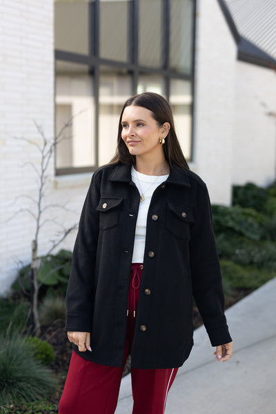 Riley Shacket - Black