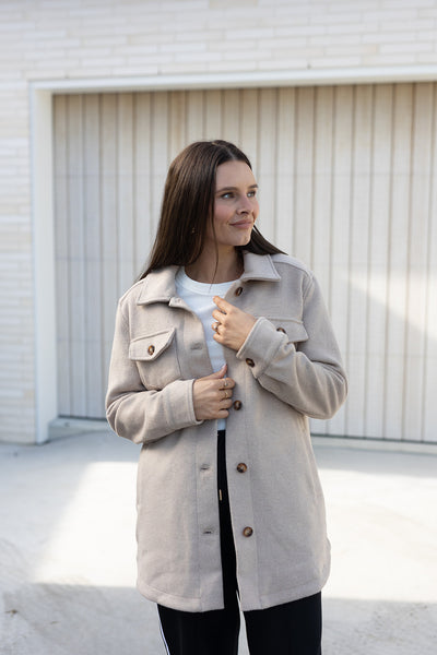 Riley Shacket - Beige