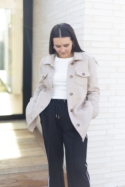 Riley Shacket - Beige