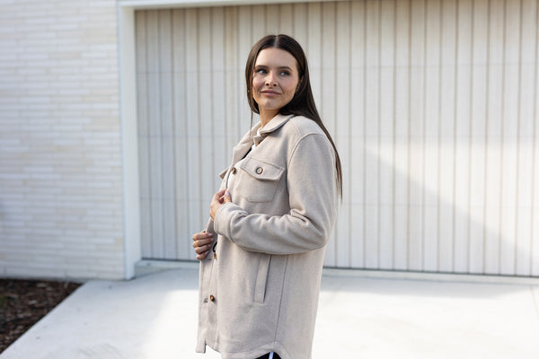 Riley Shacket - Beige