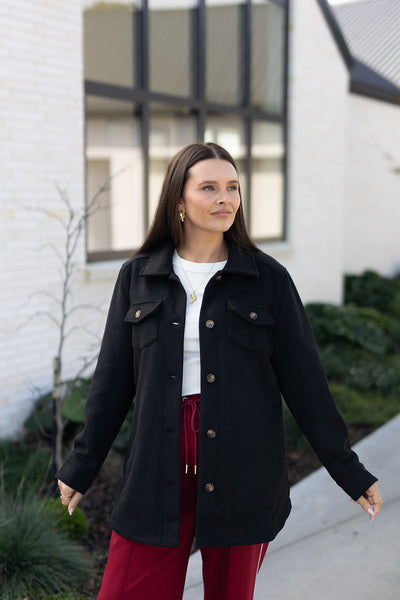 Riley Shacket - Black