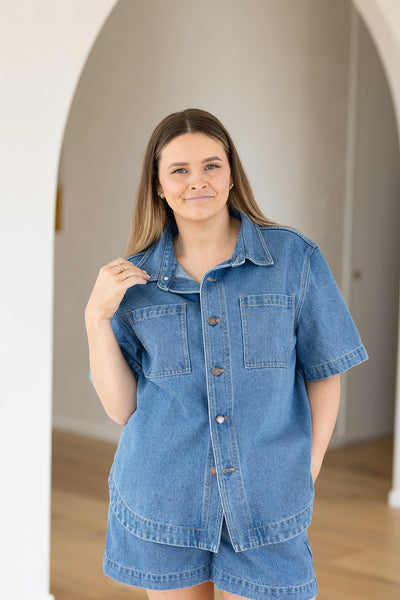 Sara Denim Shirt