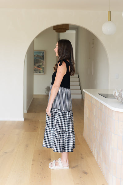 Senna Dress - Gingham Multi