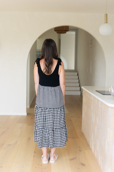 Senna Dress - Gingham Multi