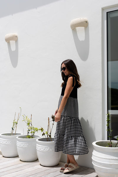 Senna Dress - Gingham Multi
