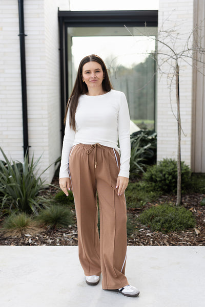 Zella Pants - Beige