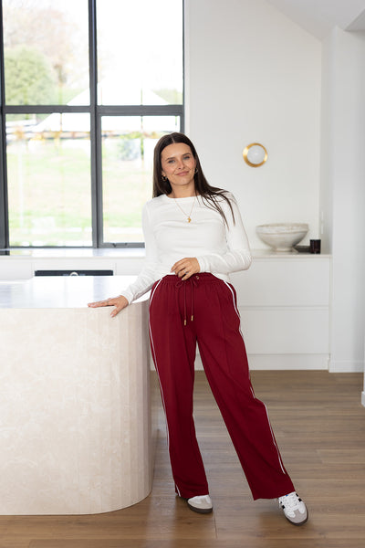 Zella Pants - Burgundy