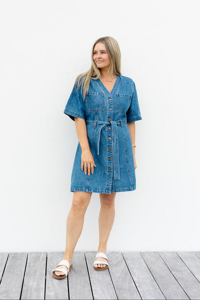 Ellie Denim Dress