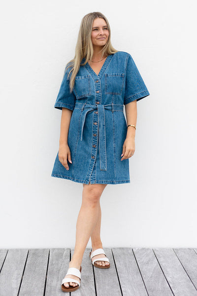 Ellie Denim Dress