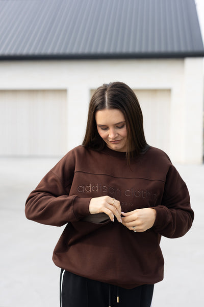 Quinn Sweatshirt - Brown