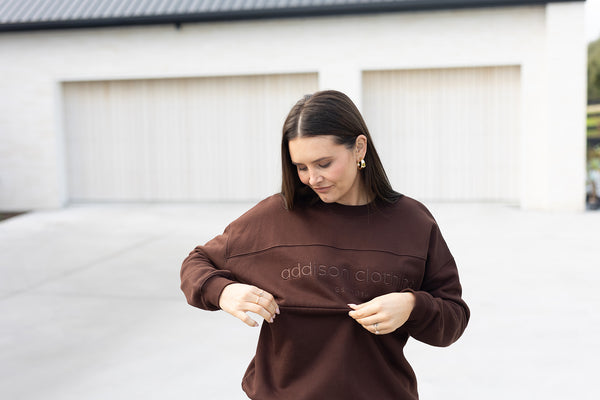 Quinn Sweatshirt - Brown