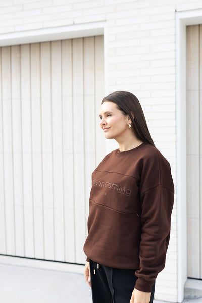 Quinn Sweatshirt - Brown