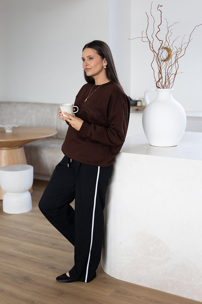 Quinn Sweatshirt - Brown
