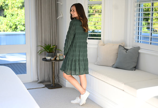 Lottie Dress - Olive