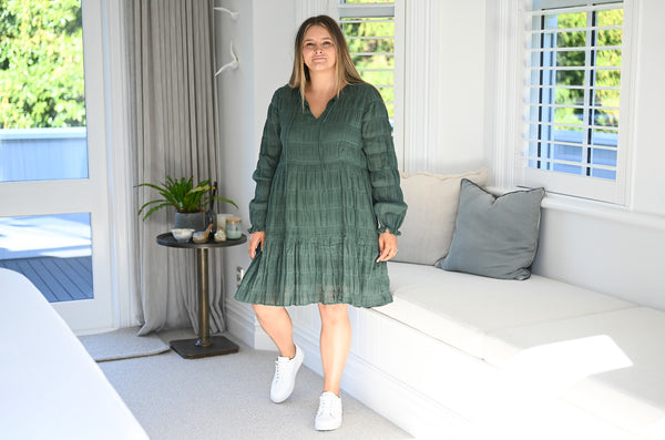 Lottie Dress - Olive