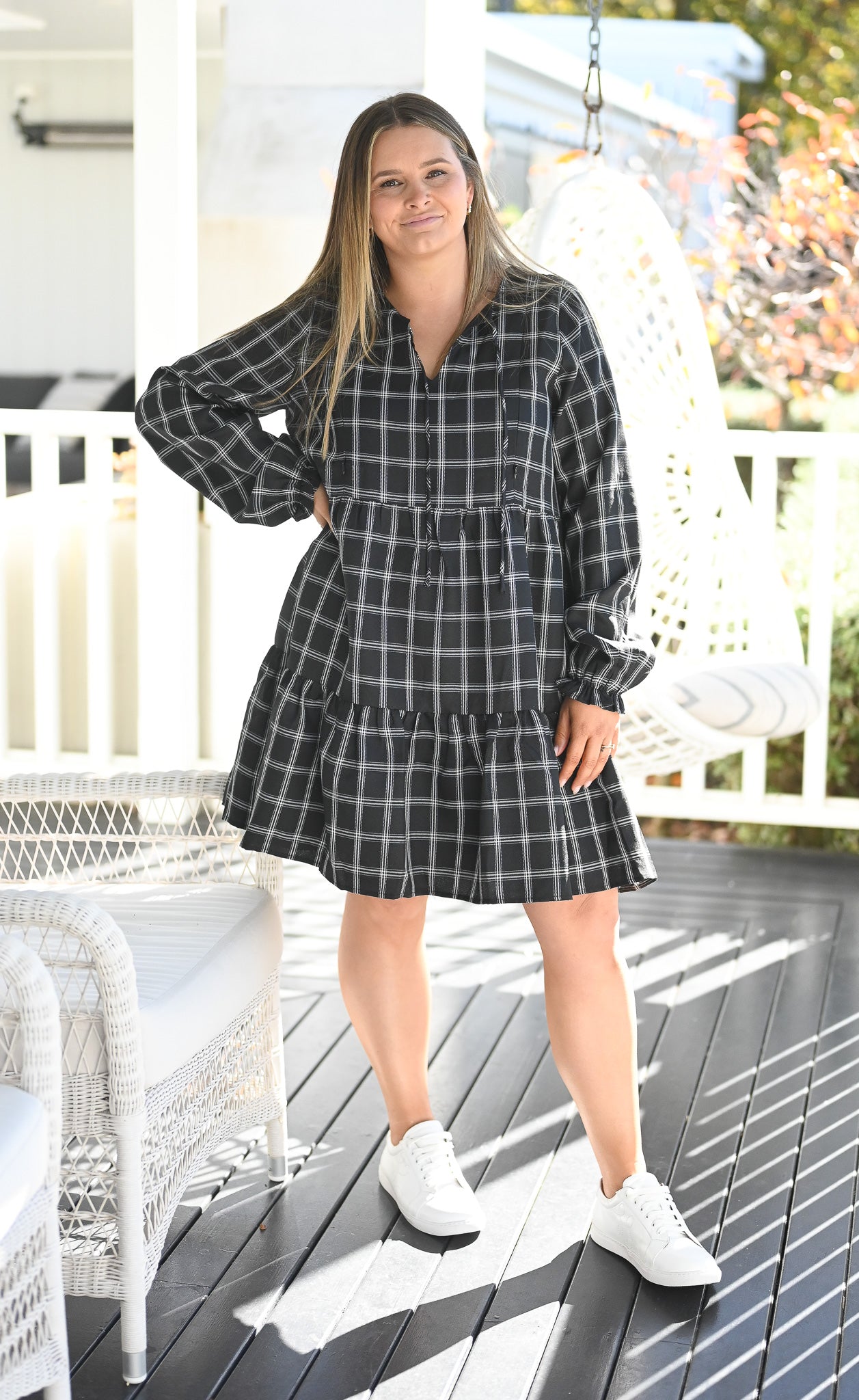 Lottie Dress - Checker