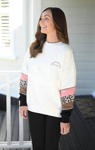 Josie Sweatshirt - White