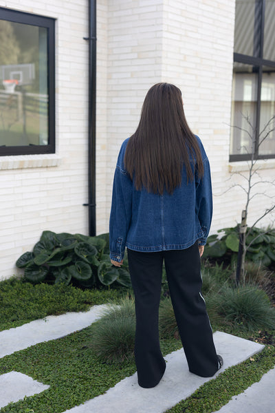 Flo Denim Jacket - Dark Blue