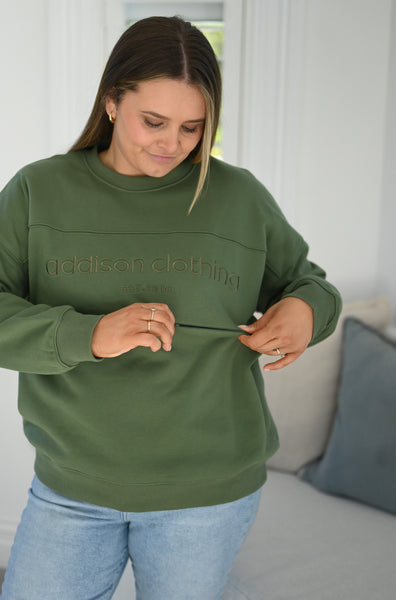 Quinn Sweatshirt - Moss