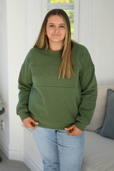 Quinn Sweatshirt - Moss